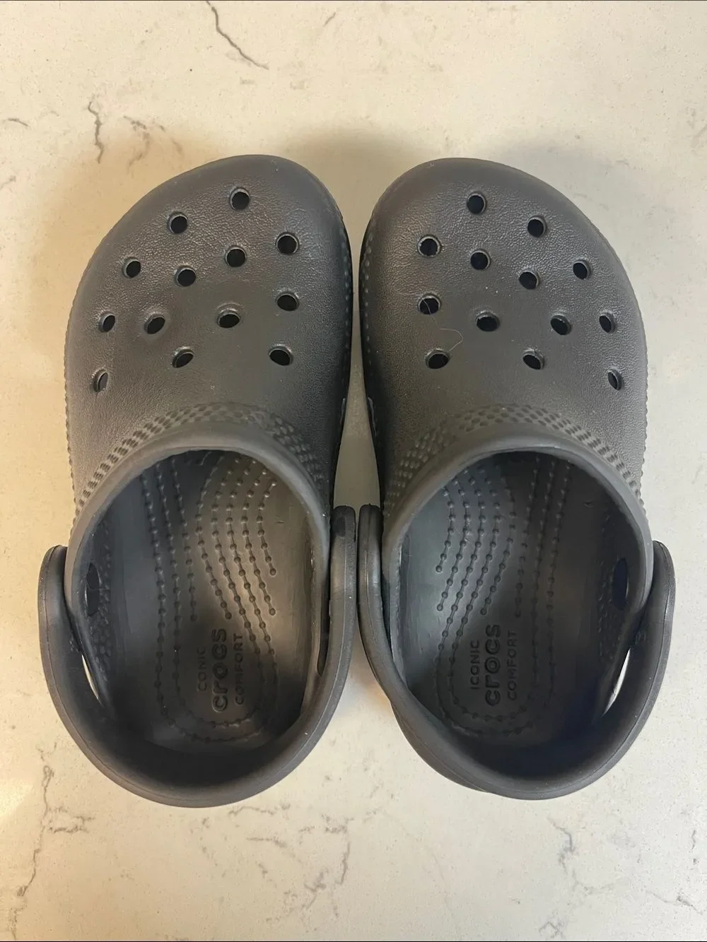 Crocs Kids' Classic Clog Black Size 8 Toddler